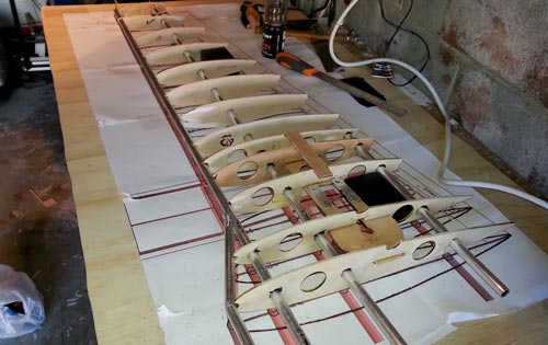 Wing gluing